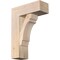 Ekena Millwork Olympic Block Smooth Bracket w/ Offset Brace, Douglas Fir, 7 1/2"W x 20"D x 28"H BKT0806X20X28OLY05SDF - alternate 1